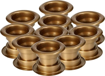 Tuleja do drzwi tulejka drzwiowa wentylacyjna - 10 szt. - Kolor stare złoto