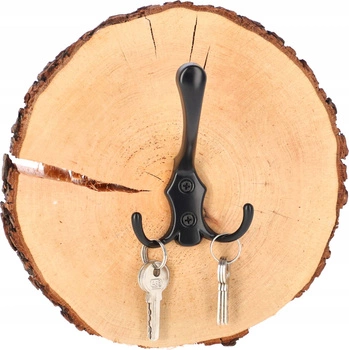 Wieszak na ścianę dekoracyjny plaster drewna 20 cm