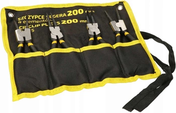 Zestaw szczypiec 200mm szczypce pierścieni segera