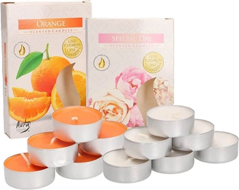 Zestaw tealight podgrzewacze świeczki zapachowe wkłady - 12 szt.