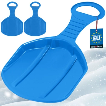 Jabłuszko ślizgacz do zjeżdżania po śniegu niebieskie zestaw 2 szt.