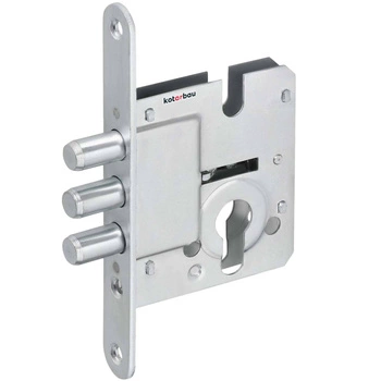 Zamek wpuszczany do drzwi na wkładkę z bolcami zw/50 160 mm