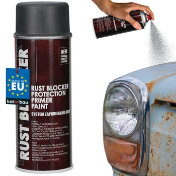 Lakier spray ochronny antykorozyjny na rdzę metalu szary ral 7011 400 ml