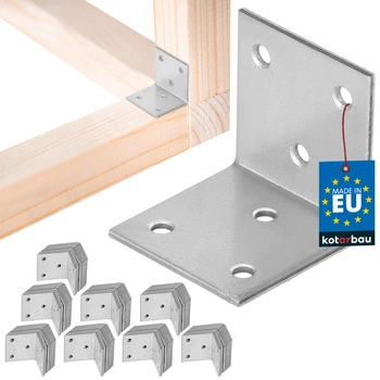 Kątownik ciesielski nierdzewny ocynkowany 40x40x40 mm zestaw 100 szt