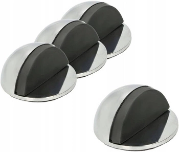 Odbojnik samoprzylepny odbój do drzwi stoper 45 mm  4 szt. - Kolor chrom