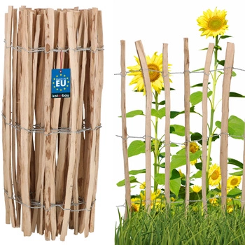 Płotek leszczynowy ogrodzenie obrzeże palisada łupanka 100 cm