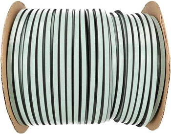 Uszczelka samoprzylepna 21x15 mm drzwi okien d 1 m czarna