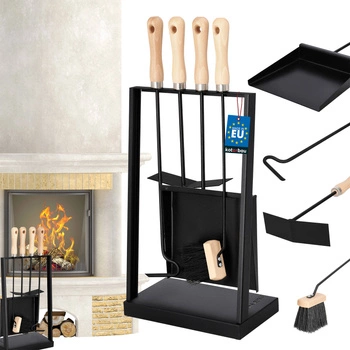 Zestaw kominkowy akcesoria do kominka pieca pogrzebacz