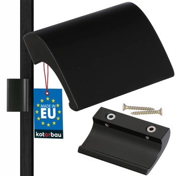 Pochwyt balkonowy palacza do drzwi okna - Kolor czarny