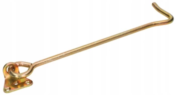Hak haczyk drzwiowy przykręcany zamknięcie 250 mm