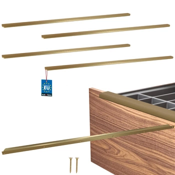 Uchwyt meblowy aluminium złoty mat 980/1000 mm zestaw 4 szt