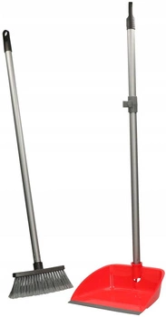 Zestaw miotła zmiotka z szufelką śmietniczką - 87 cm