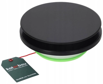 Anemostat nawiewny wywiewny czarny premium fi 125 mm