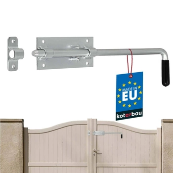 Zasuwa garażowa rygiel do bramy furtki drzwi 420 mm