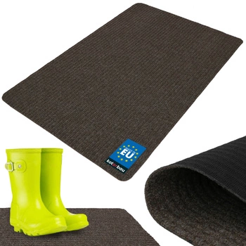 Wycieraczka do butów chłonna antypoślizgowa dywanik mata brązowa 120x80 cm
