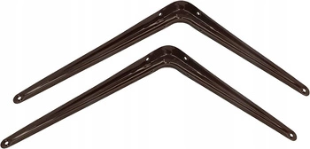 Kątownik pod półkę wspornik podpórka 25x20 cm  2 szt. - Kolor brązowy