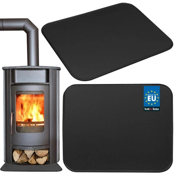 Blacha przedpiecowa pod kominek piec stal 485x595