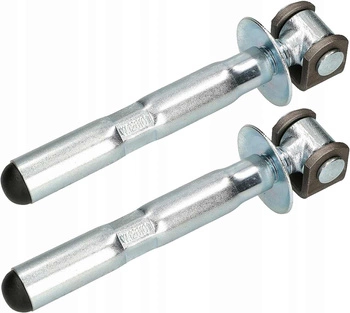 Zawiasy regulowane bramowe kotwa+rozeta m16 fi21 - zestaw 2 szt.