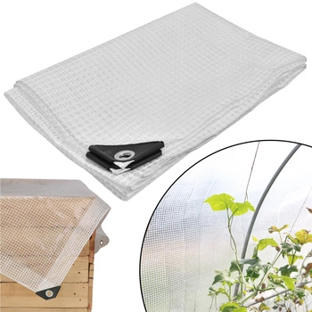 Plandeka ochronna mocna gruba transparentna szklarniowa 120 g/m2 2x3 m