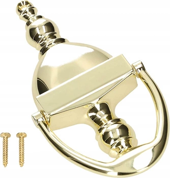 Kołatka do drzwi 170x80mm retro amfora mosiądz