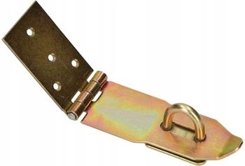 Wrzeciądz skobel ocynk 120 zamknięcie drzwi kłódkę