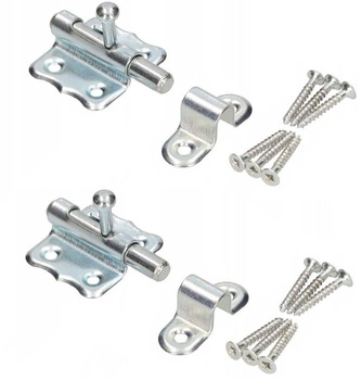 Zasuwka uniwersalna 30mm blokada drzwi zapięcie - 2 szt.