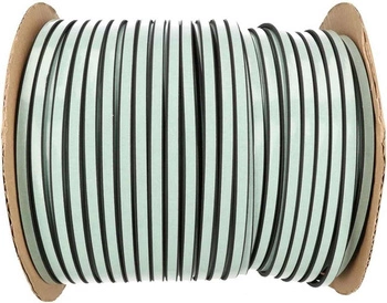 Uszczelka samoprzylepna 12x10 mm drzwi okien d 50 m czarna