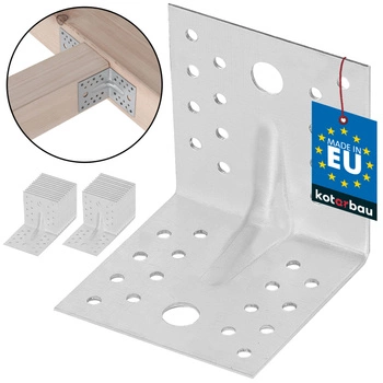Kątownik łącznik ciesielski 80x80x80 - 25 szt.