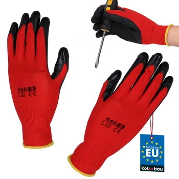 Rękawiczki robocze dragon antypoślizgowe powlekane lateksem rozmiar 8