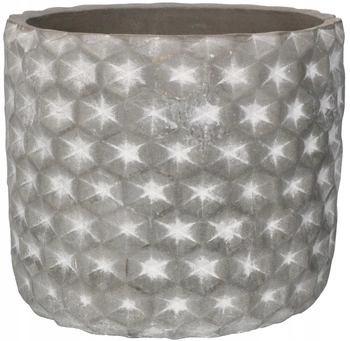 Doniczka donica osłonka na kwiaty z betonu ⌀12 cm