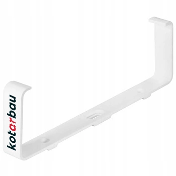 Uchwyt mocujący do kanału płaskiego 204x60mm biały