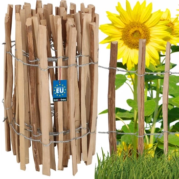 Płotek leszczynowy ogrodzenie obrzeże palisada łupanka 50 cm