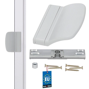 Zatrzask balkonowy z pochwytem popiel