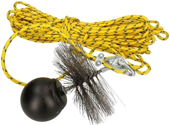 Zestaw kominiarski 250 mm do czyszczenia kominów 8 m