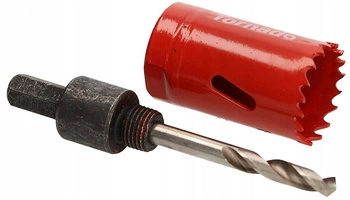 Otwornica bimetalowa 38mm koronka wietrło adapter