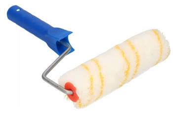 Zestaw wałek malarski złota nić 150 rączka plastik