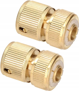 Szybkozłączka mosiężna karbowana 1/2" zestaw 2 szt.
