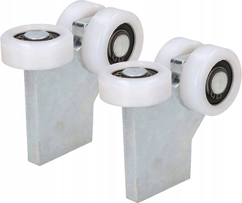 Wózek 3-rolkowy fi 43 bram drzwi przesuwnych - 2 szt.