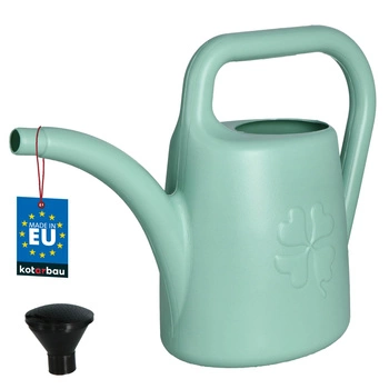 Konewka ogrodnicza 4,5 l plastikowa z sitkiem szałwia