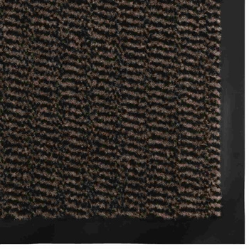 Wycieraczka wejściowa dywanik do butów mata 60 cm brąz - Kolor brązowy