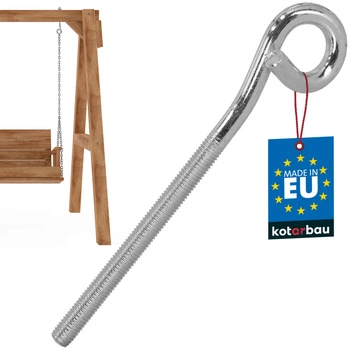 Hak huśtawkowy wkręcany nierdzewny M12 210 mm