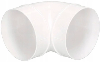 Kolano kolanko kanału wentylacyjnego okrągłe 125mm