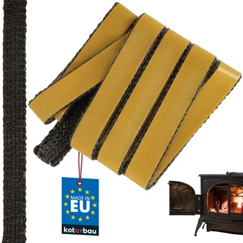 Taśma samoprzylepna do uszczelniania kominka pieca 25x4 mm 2,5 m