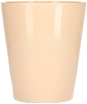 Doniczka osłonka ceramiczna na kwiaty 12 cm pudrowy róż