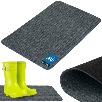 Wycieraczka do butów chłonna antypoślizgowa dywanik mata popielata 60x40 cm