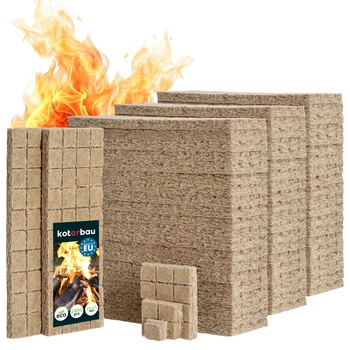 Rozpałka do kominka pieca grilla podpałka 2400 szt