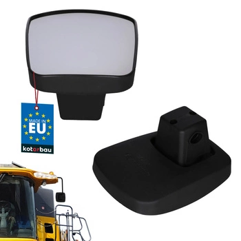 Lusterko uniwersalne panoramiczne john deere do traktora 215x160 mm