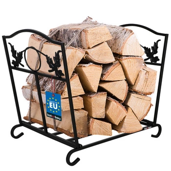 Stojak kosz na drewno kominkowe opał pieca 430 mm