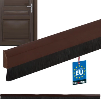 Listwa uszczelka pod drzwi automatyczna brązowa 25 mm 1 m