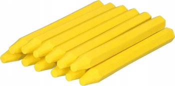 Kreda techniczna żółta znakowania drewna - 12 szt